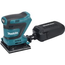 Makita DBO481RTJ 18V LXT Finishing Sander with 2x 5.0Ah Batteries and Charger in Makpac Stacking Case