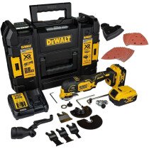 DeWalt DCS356P2-GB 18V XR Brushless 3-Speed Oscillating Tool with 2x 5.0Ah Batteries in TSTAK Case