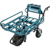 Makita DCU180PTX4 18V LXT Brushless Wheelbarrow with Bucket Frame set and 2x 5.0Ah Batteries and Charger
