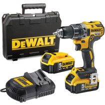 DeWalt DCD791P2 18V XR Brushless Compact Drill/Driver with 2x 5.0Ah Batteries in TSTAK Carry Case