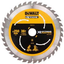 DeWalt DT99572-QZ XR Xtreme Runtime 250mm x 30mm 36T Saw Blade