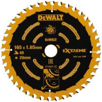 DeWalt DT10301-QZ Xtreme 165mm Circular Saw Blade 40T