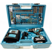 Makita DHP484STX5 18V Brushless Combi Drill with 1 x 5.0Ah Battery and Accessory Set in Case