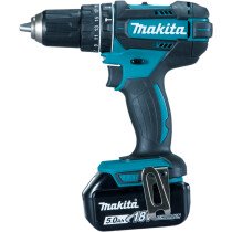 Makita DHP482RTJ 18V Combi Drill with 2x 5.0Ah Batteries