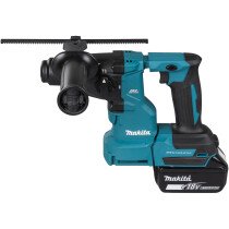 Makita DHR183RTWJ 18V LXT SDS Hammer Drill with 2x 5.0ah Batteries and Charger in Makpac Case
