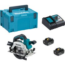 Makita DHS660RTJ 18V Brushless Circular Saw 165mm LXT with 2x 5.0Ah Batteries, Charger and Case