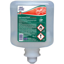 Deb DIS1000ML Alcohol-Based Foam Hand Sanitiser Cartridge (Pack of 6 x 1L)