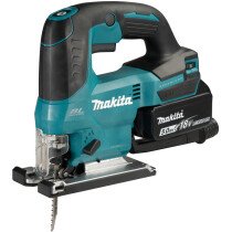 Makita DJV184RTJ 18V LXT Brushless Jigsaw with 2x 5.0Ah Batteries and Charger in Makpac Case