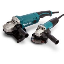 Makita DK0056Z1 240v Angle Grinder Twinpack 9" / 4.1/2"