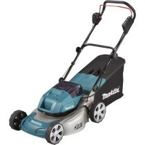 Makita DLM460PG2 Twin 18V Brushless Lawn Mower 46cm with 2 x 6.0Ah Batteries