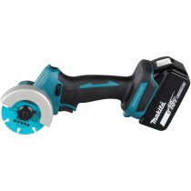 Makita DMC300RTJ 18v LXT Brushless Compact Disc Cutter 76mm with 2x 5.0Ah Batteries and Charger in Makpac Case