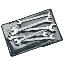 Elora 156 S6M 6 Piece Midget Metric Double Open End Spanner Set 05202