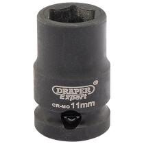 Draper 06870 409-MMC Expert 11mm 3/8" Square Drive Hi Torq 6 Point Impact Socket