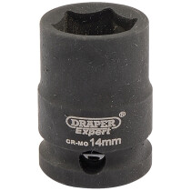 Draper 06874 409-MMC Expert 14mm 3/8" Square Drive Hi Torq 6 Point Impact Socket