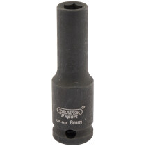 Draper 06881 409D-MMC Expert 8mm 3/8" Square Drive Hi Torq 6 Point Deep Impact Socket