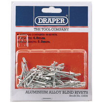 Draper 13556 RIV 50 x 4mm x 5.6mm Blind Rivets