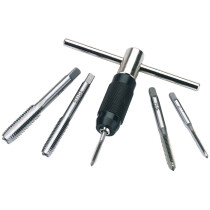 Draper 79202 4523MM/A 6 Piece Metric Tap and Holder Set