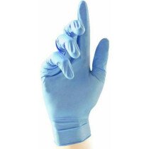Draper 30928 NGSB-100L/UNI Large Blue Powder Free Nitrile Disposable Gloves (Pack of 100)