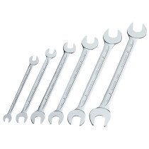 Elora 100 S6MSB 6 Piece Long Metric Open End Spanner Set 01341