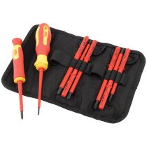 Draper 05721 965I/10 Expert 10 Piece VDE Approved Fully Insulated Screwdriver Set with Interchangeable Blades