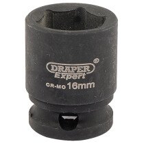 Draper 06876 409-MMC Expert 16mm 3/8" Square Drive Hi Torq 6 Point Impact Socket