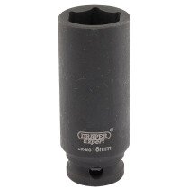 Draper 06891 409D-MMC Expert 18mm 3/8" Square Drive Hi Torq 6 Point Deep Impact Socket