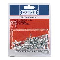 Draper 14009 RIV 50 x 4mm x 10mm Blind Rivets