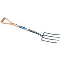 Draper 14301 A107EH/I Carbon Steel Garden Fork with Ash Handle