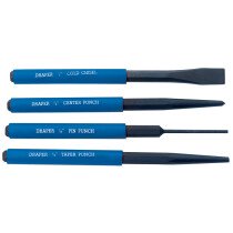 Draper 26559 CP4NP 4 Piece Chisel and Punch Set