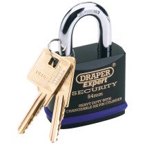 Draper 64195 8311/70 Expert 70mm Heavy Duty Padlock and 2 Keys