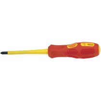 Draper 69232 960PZB Expert No.2 x 100mm Fully Insulated PZ Type Screwdriver (Sold Loose)