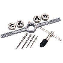 Draper 79201 10TDS/A M3 to M6 Metric Tap and Die Set 10-Piece