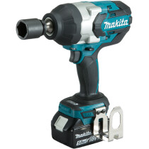 Makita DTW1001RTJ 18V LXT 1050Nm 3/4" Impact Wrench with 2x 5.0Ah Batteries in Makpac Case