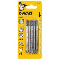 DeWalt DT2053-QZ Jigsaw Blades HCS Down Cutting Wood, Laminate DOC 30mm (T101BR)