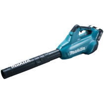 Makita DUB362PT2 Twin 18V Blower BL LXT with 2x 5.0Ah Batteries and DC18RD Twin-Port Charger