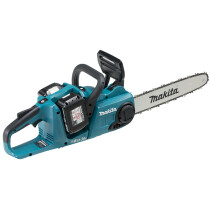 Makita DUC353PT2 Twin 18V Brushless Chainsaw 35cm LXT with 2x 5.0Ah Batteries and DC18RD Twin-Port Charger