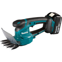 Makita DUM111RTX 18V Grass Shear 110mm with Hedge Trimmer Attachment, 5Ah Battery and Charger