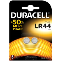 Duracell S3284 LR44 A76 Button Battery Pack of 2 DURLR44
