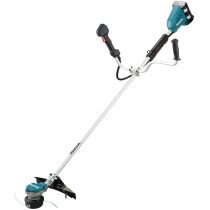 Makita DUR368APT2 Twin 18V Brushless Brush Cutter LXT with 2x 5.0Ah Batteries and DC18RD Twin-Port Charger