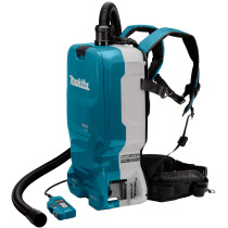 Makita DVC665ZU Body Only Twin 18V Brushless Backpack Vacuum Cleaner with AWS