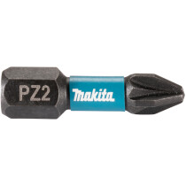 Makita E-12376 Impact Black PZ2 x 25mm Screwdriver Bits, PK25