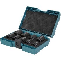 Makita E-16564 9 Piece Impact Black Socket Set 1/2" Drive (Replaces D-41517)
