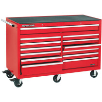 Clarke 7638108 CBB230C Extra Large HD Plus 13 Drawer Tool Cabinet (Red)