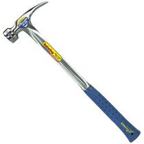 Estwing E3/25SM Large Head Milled Face Straight Claw Hammer 700g (25oz)