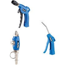 Clarke 3120528  CAT211 3 Piece Air Blow Gun Kit 