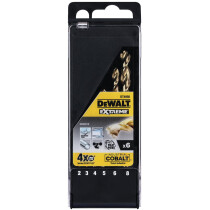 DeWalt DT4956-QZ 6pc HSS E Cobalt Set Plastic Cassette