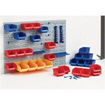 Clarke 7640006 CWR28B Wall Mounted Storage Bin Rack