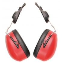Portwest PW-PW47 Endurance Clip-On Ear Protector PW47 (SNR 29dB) - Red/Black