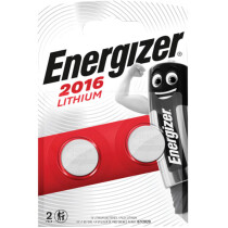 Energizer CR2016 Coin Lithium Battery Pack of 2 ENG2016B2
