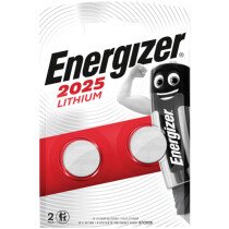 Energizer CR2025 Coin Lithium Battery Pack of 2 ENG2025B2